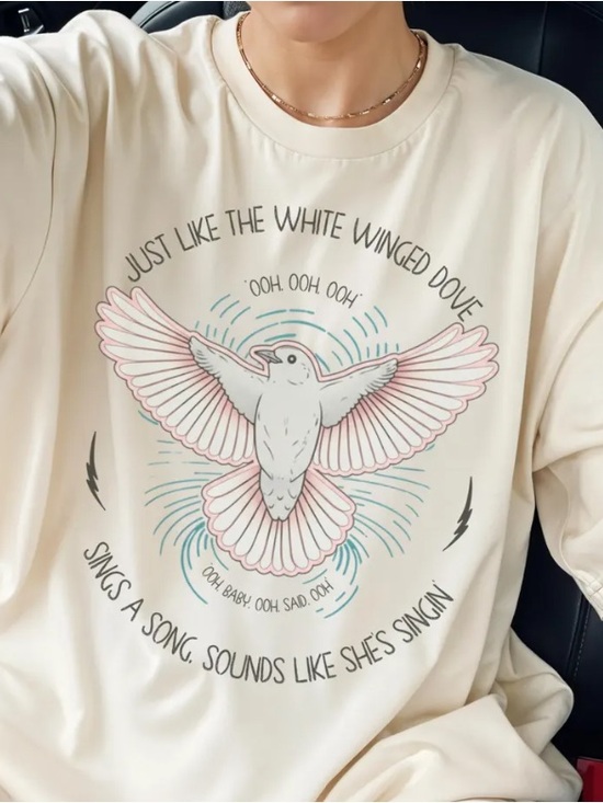 Comfort Colors Tops - Stevie Nicks Lyrics Tee, Old School Rock Band Retro Music Tee, Vintage Concert